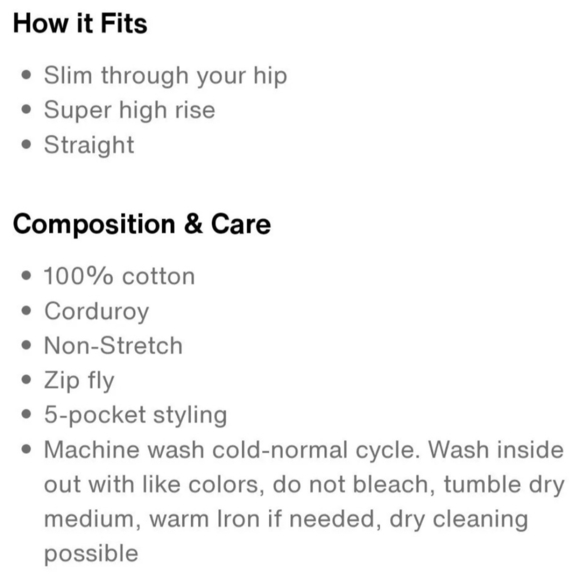 Levi's Tan Corduroy Cropped Pants - Picture 13 of 14